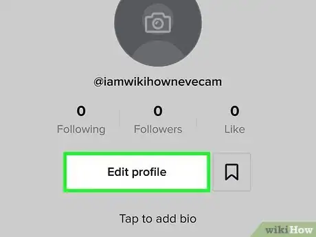 Imagen titulada Edit Your TikTok Profile Step 2