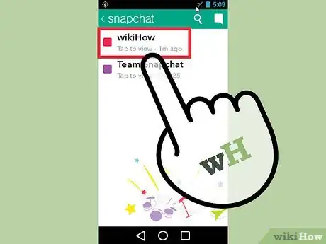 Imagen titulada Screenshot a Snapchat Step 4