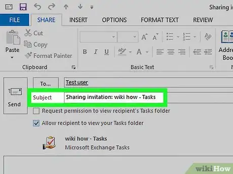 Imagen titulada Share Tasks in Outlook 2016 Step 7
