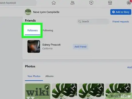 Imagen titulada See Who Follows You on Facebook Step 4