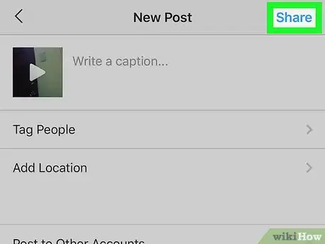 Imagen titulada Post Slow Motion Videos on Instagram on iPhone or iPad Step 11