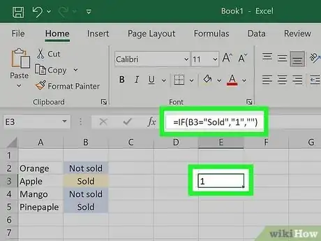 Imagen titulada How Do You Write an if then Formula in Excel Step 5