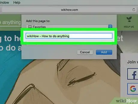 Imagen titulada Add a Bookmark in Safari Step 12