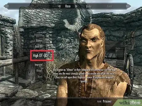Imagen titulada Create the Right Character for You in Skyrim Step 4