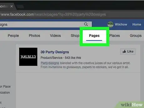 Imagen titulada Rate a Facebook Page Step 16