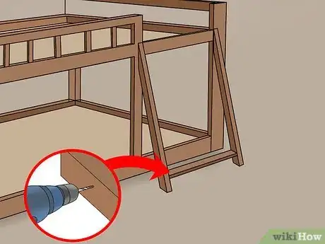 Imagen titulada Build Bunk Bed Stairs Step 14