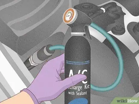 Imagen titulada Recharge the Air Conditioner in a Car Step 10