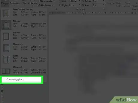 Imagen titulada Change Margins in Word Step 4