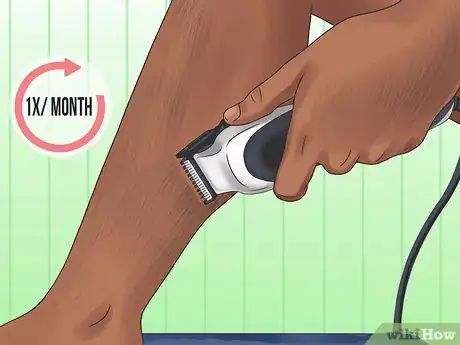 Imagen titulada Trim Leg Hair Using a Trimmer Step 9