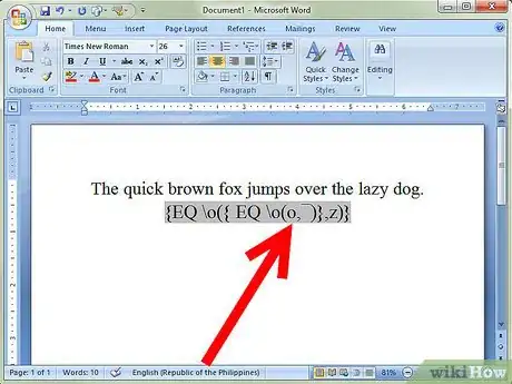 Imagen titulada Make Custom Special Characters in Word Step 12