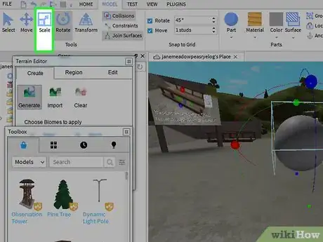 Imagen titulada Make a Good Place on ROBLOX Step 38