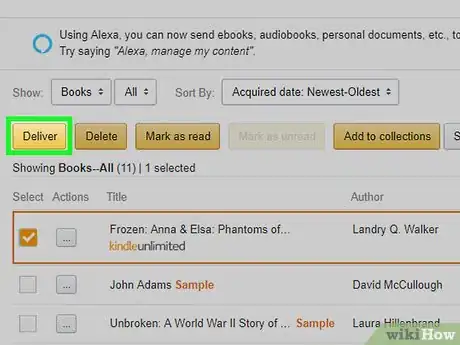 Imagen titulada Put Books on a Kindle Step 6