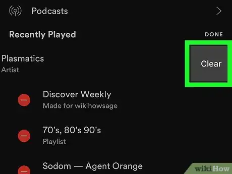 Imagen titulada Hide Recently Played Artists on Spotify on iPhone or iPad Step 5
