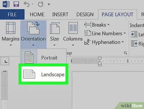 Imagen titulada Change a Page to Landscape on Microsoft Word on PC or Mac Step 12