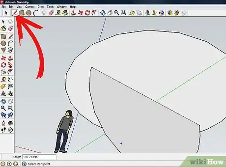 Imagen titulada Create a Half Sphere in SketchUp Step 2