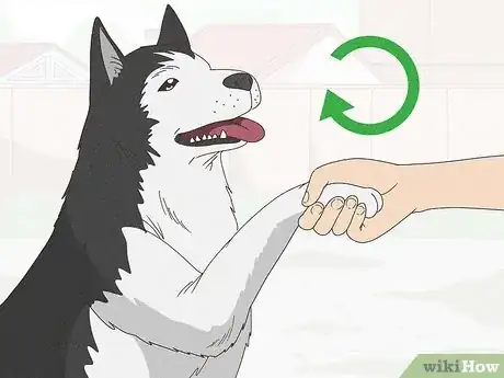 Imagen titulada Stop a Dog from Pawing Step 3