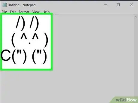 Imagen titulada Make a Bunny by Typing Characters on Your Keyboard Step 46
