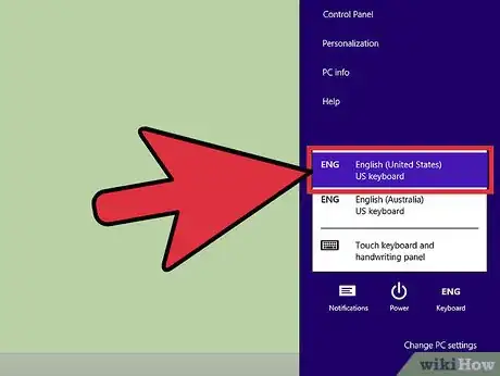 Imagen titulada Switch Keyboard Input Languages in Windows 8.1 Step 3