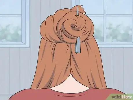 Imagen titulada Curl Hair Using a Hot Air Brush Step 7.jpeg