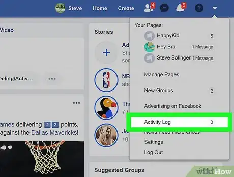 Imagen titulada Delete Likes on Facebook Step 3