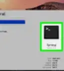 abrir una ventana de "Terminal" en Mac