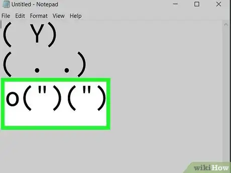 Imagen titulada Make a Bunny by Typing Characters on Your Keyboard Step 19