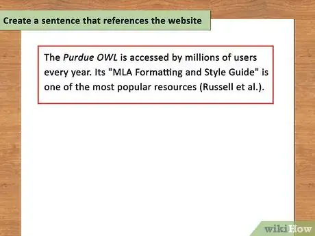 Imagen titulada Cite a Website Using MLA Format Step 13