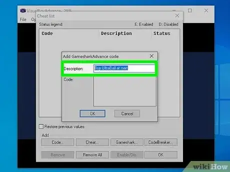 Imagen titulada Use Gameshark Codes on Visualboy Advance Step 23