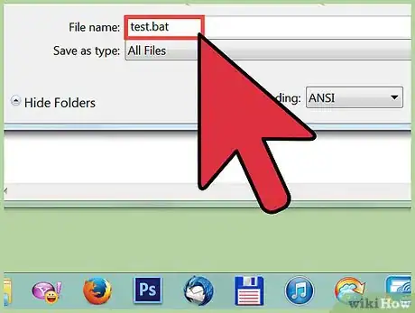Imagen titulada Shut Down a Computer Using Notepad Step 7