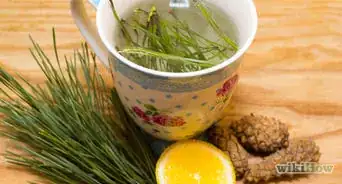 hacer té de agujas de pino
