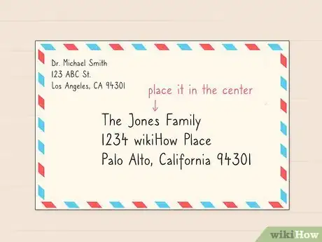 Imagen titulada Address a Letter to a Family Step 10