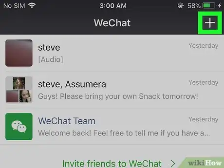 Imagen titulada Scan a QR Code on WeChat on iPhone or iPad Step 7