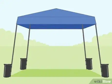 Imagen titulada Tie Down a Canopy Tent Step 7