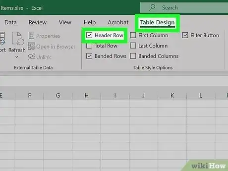 Imagen titulada Add Header Row in Excel Step 17
