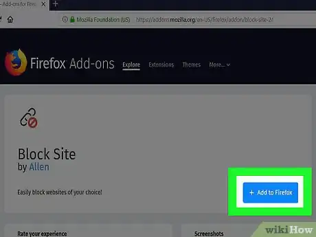 Imagen titulada Block and Unblock Internet Sites with Firefox Step 3