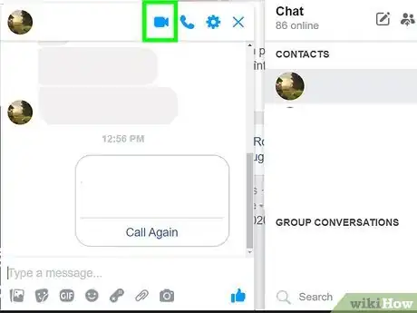 Imagen titulada Video Chat on Facebook Step 8