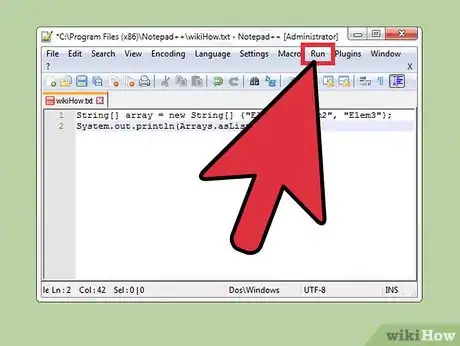 Imagen titulada Print an Array in Java Step 6