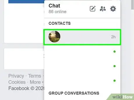 Imagen titulada Video Chat on Facebook Step 7