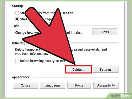 Imagen titulada Delete Browsing History in Internet Explorer Step 15
