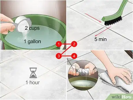 Imagen titulada Clean Grout Off Tile Step 10