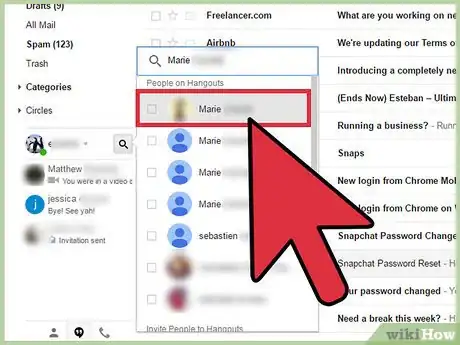 Imagen titulada Invite Someone to Chat in Gmail Step 5