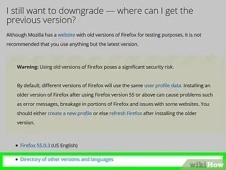 Imagen titulada Downgrade Firefox Step 3