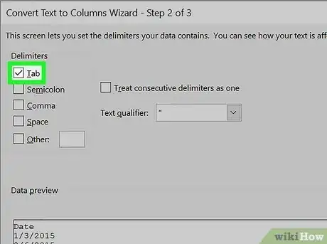 Imagen titulada Copy Paste Tab Delimited Text Into Excel Step 7