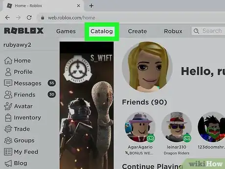 Imagen titulada Get Free Stuff on Roblox Step 2