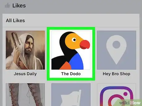 Imagen titulada View a List of Your Liked Pages on Facebook on iPhone or iPad Step 13