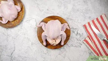 Imagen titulada Cut up a Whole Chicken Step 1