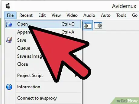 Imagen titulada Edit Video With Avidemux Step 1