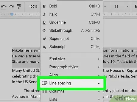 Imagen titulada Double Space in Google Docs Step 4