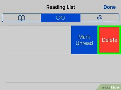 Imagen titulada Remove Items from Safari Reading List in iOS Step 5