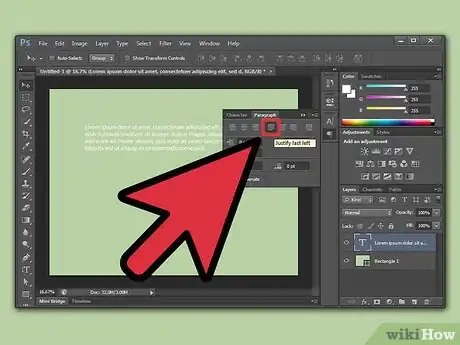 Imagen titulada Justify Text in Photoshop Step 11